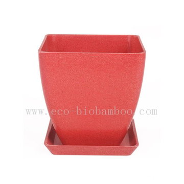 Biodegradable Natural Bamboo Fiber Flower Pot (BC-F1007)